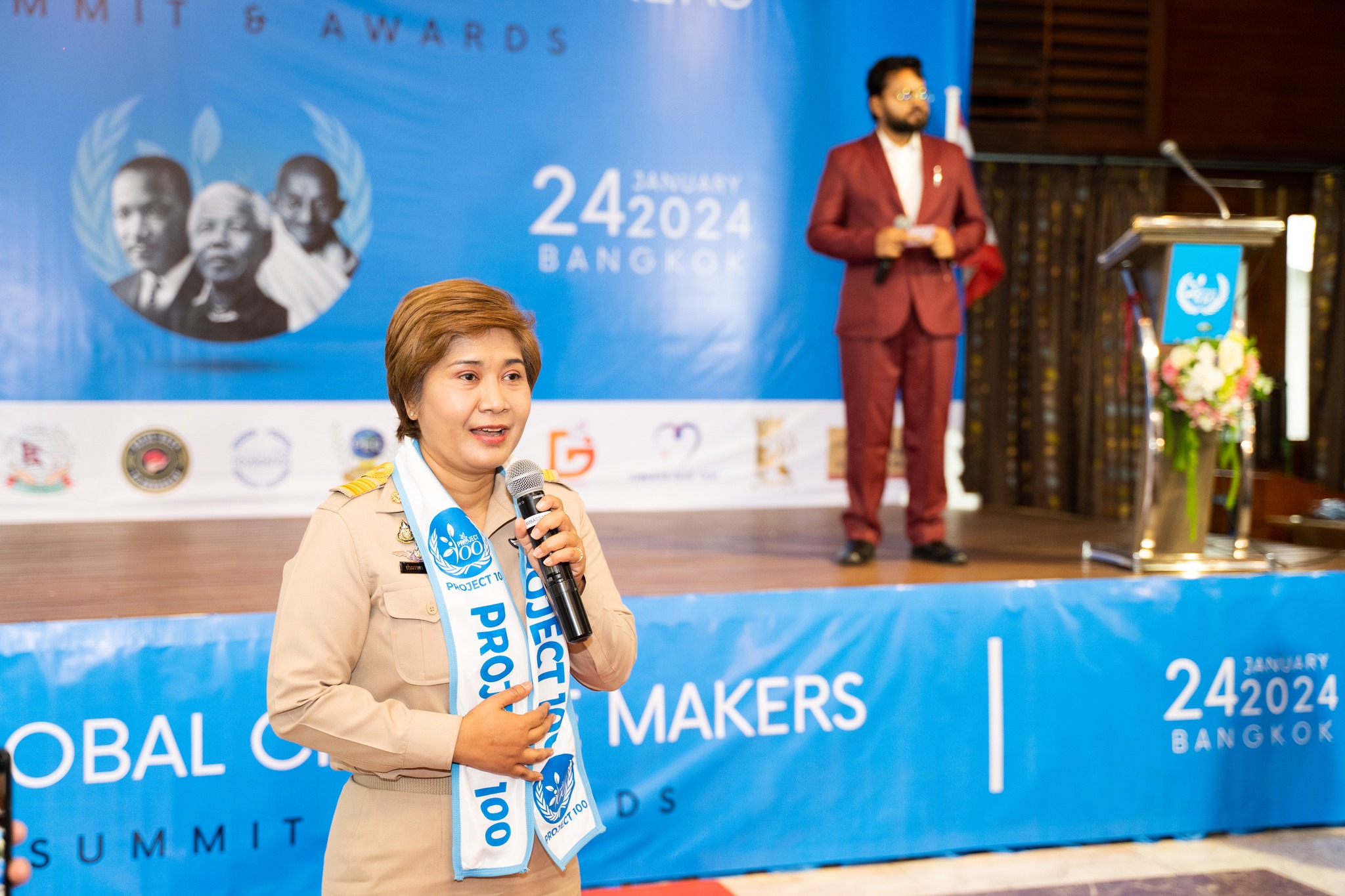 Dr. Praphaporn Chantrasmi, Director of International Cooperation Division, Office of the Prime Minister of Thailand, Leads Global Changemakers Summit in Bangkok